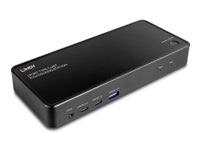 Lindy 2 Port Type C MST KVM Docking – KVM-Switch 2×1, USB-C