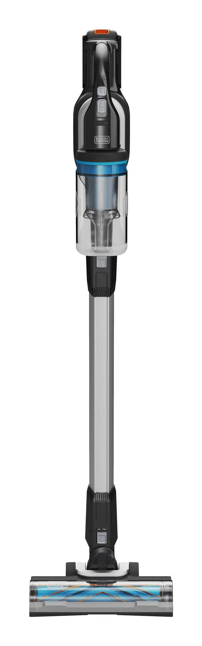 Black & Decker Akku-Stielsauger – BHFEB520D1, Schwarz/Transparent/Weiss, 2-in-1