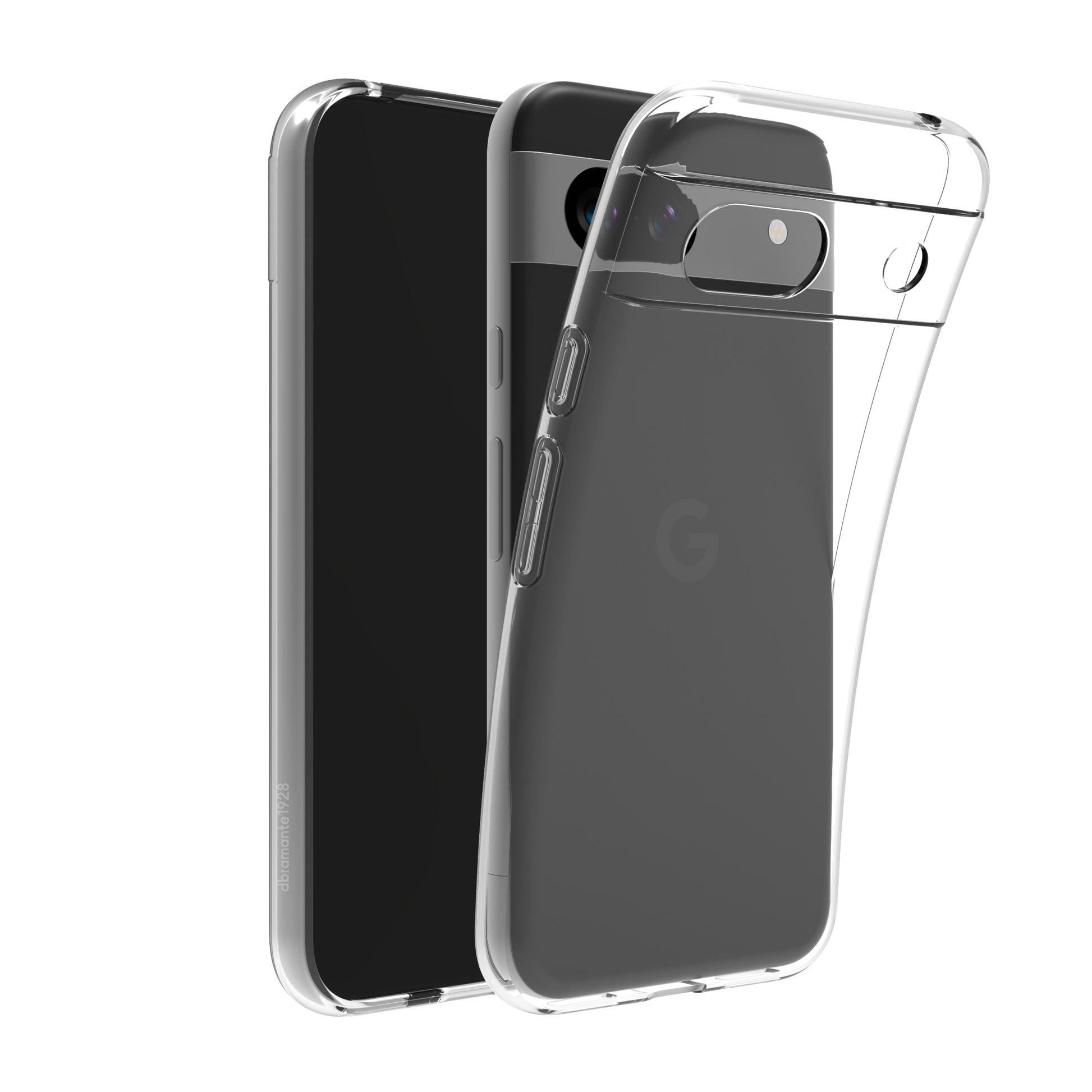 dbramante1928 Greenland Backcover – für Google Pixel 8a, Recycling-Kunststoff, transparent