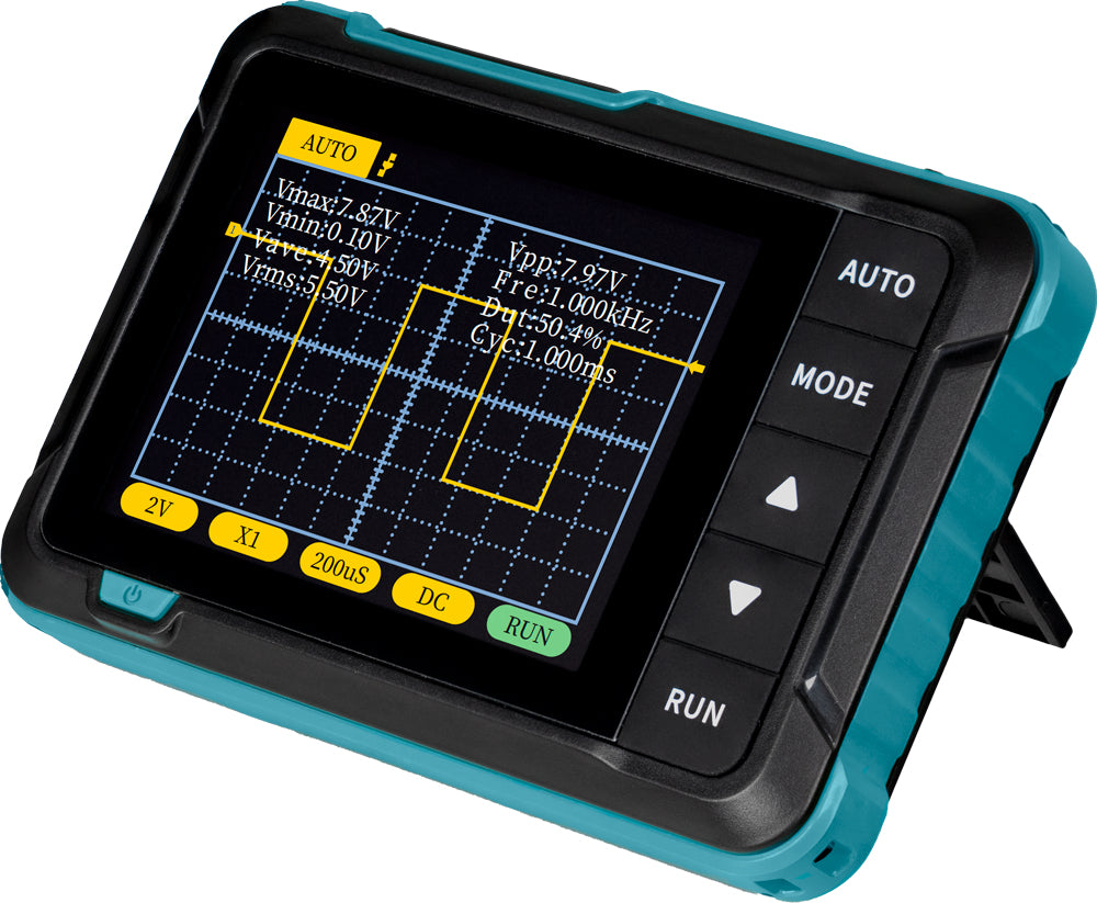 Joy-iT DSO-200 – Hand-Oszilloskop (DSO) – 0,2 MHz, 2,5 MS/s, LCD 2,8"