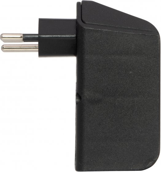 Brennenstuhl 2-fach drehbarer Abzweigstecker 300° – T12 zu T13, 230 V, 10 A – Schwarz