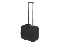 DICOTA Notebook-Tasche für Notebooks bis 15,6" – mit 2 Rollen, verschliessbar – Schwarz