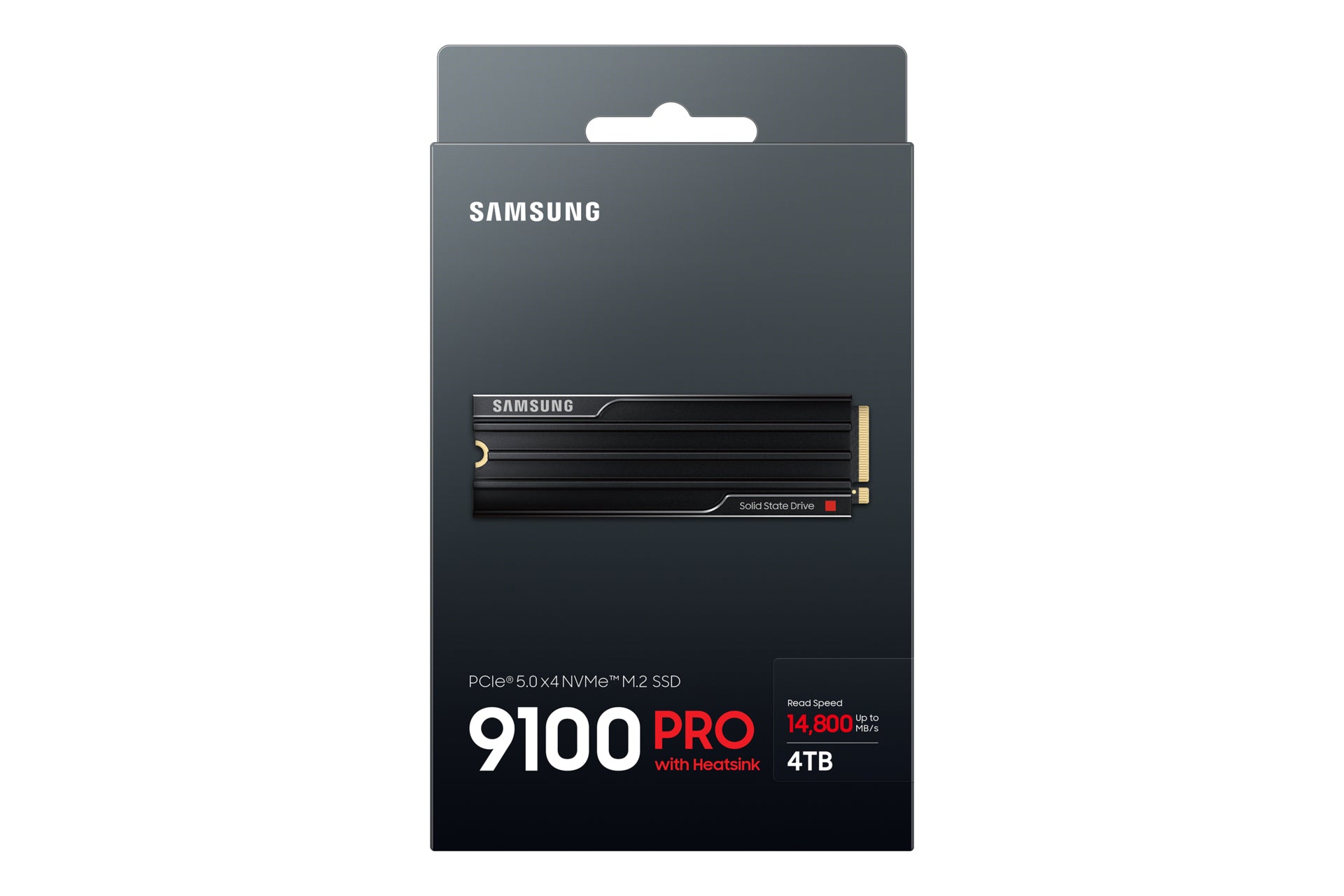 Samsung 9100 PRO – M.2 2280, PCIe 5.0 NVMe 2.0, 4 TB, 14'800/13'400 MB/s Lesen/Schreiben