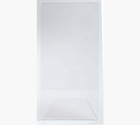 Exacompta Tischaufsteller – für DL – hoch – transparent – Acryl – 100 × 212 × 76 mm – 1 Stk.