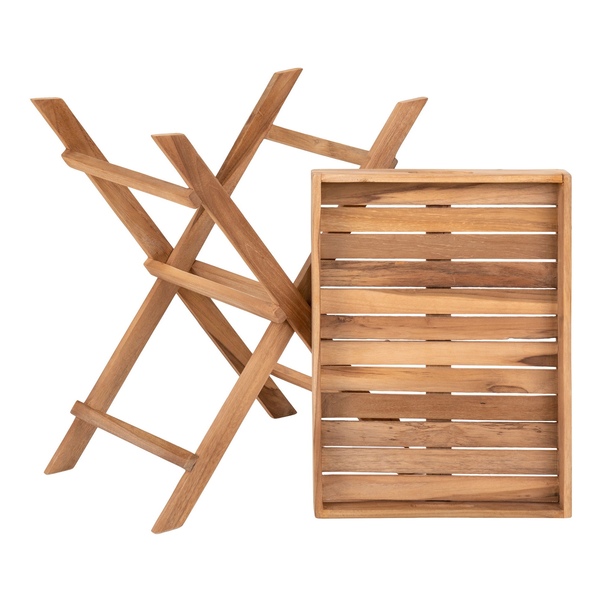 House Nordic TV-Möbel 7501005 – 29 × 39 × 49,5 cm – Teakholz – Holzfarben