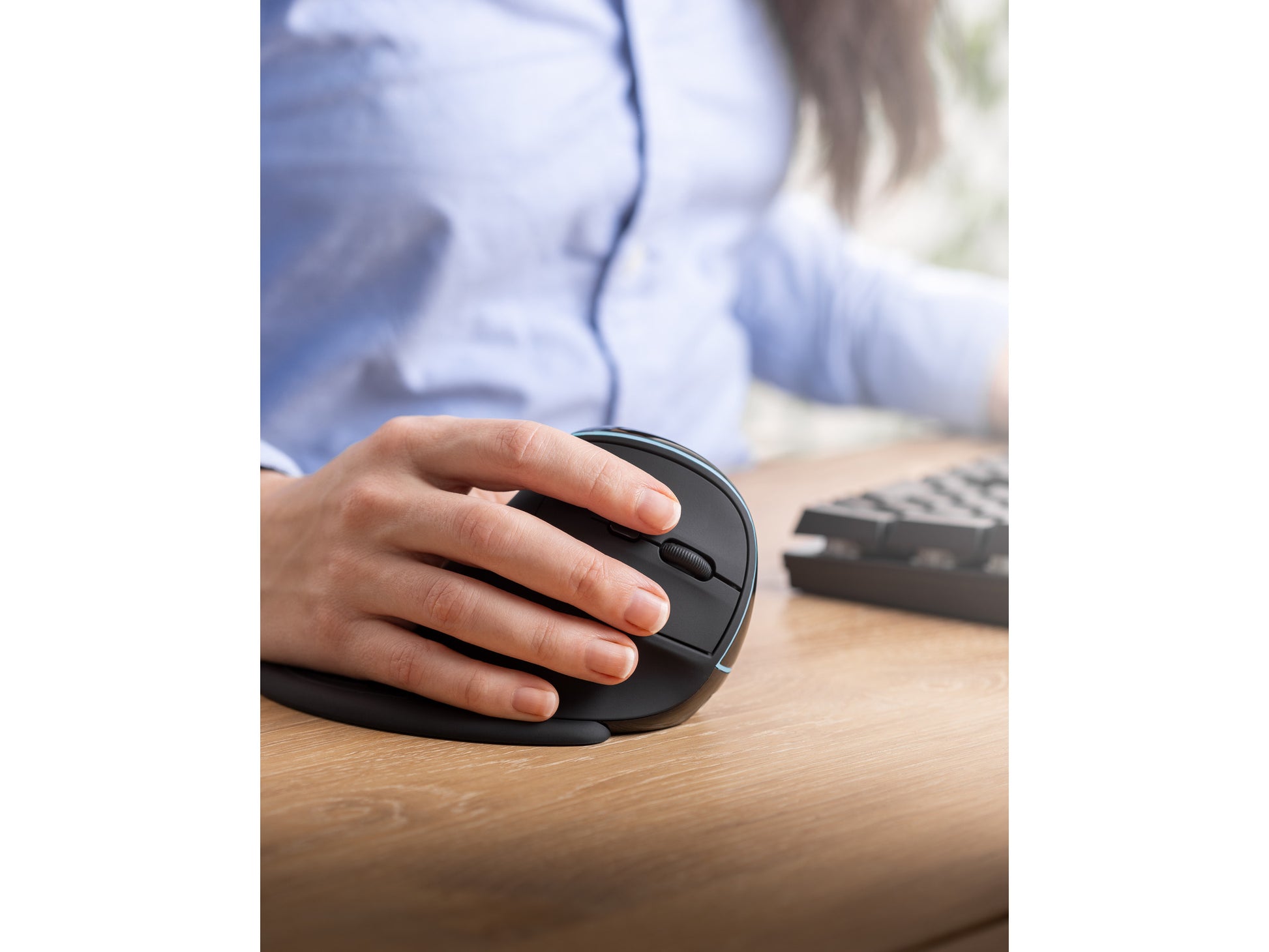 Sandberg Vertical Mouse Pro Ergonomische Maus – kabellos, vertikal