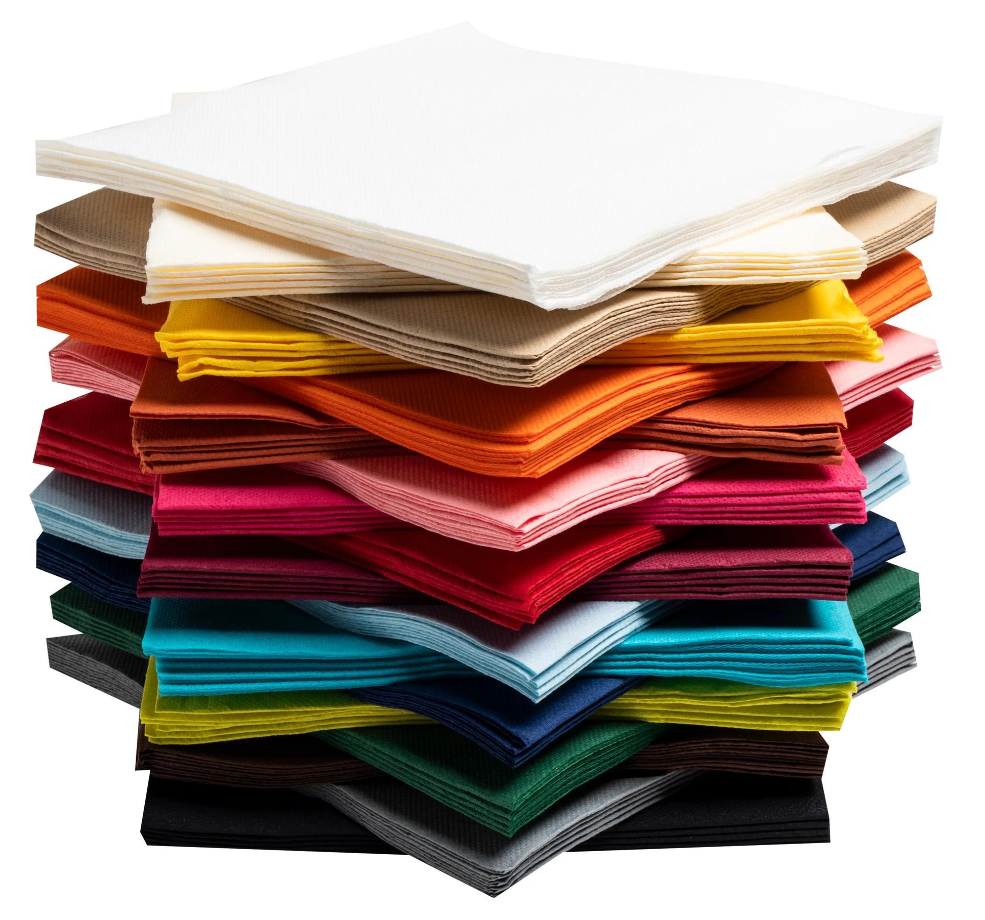 PRONAPPE Servietten – weiss – 20 × 20 cm, 2-lagig – 50 Stück