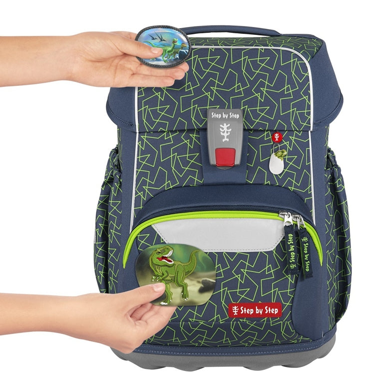 Step by Step Magic Mags Zubehörset – 4-teilig – Green Geometric – Recycelte Materialien