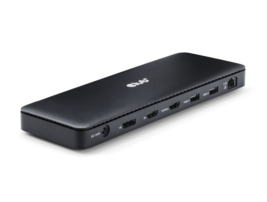 CLUB3D Club 3D USB-C Dockingstation, 2× HDMI, DP, LAN, 5× USB-A, 2× Thunderbolt 4, 3,5 mm – für USB-C Geräte