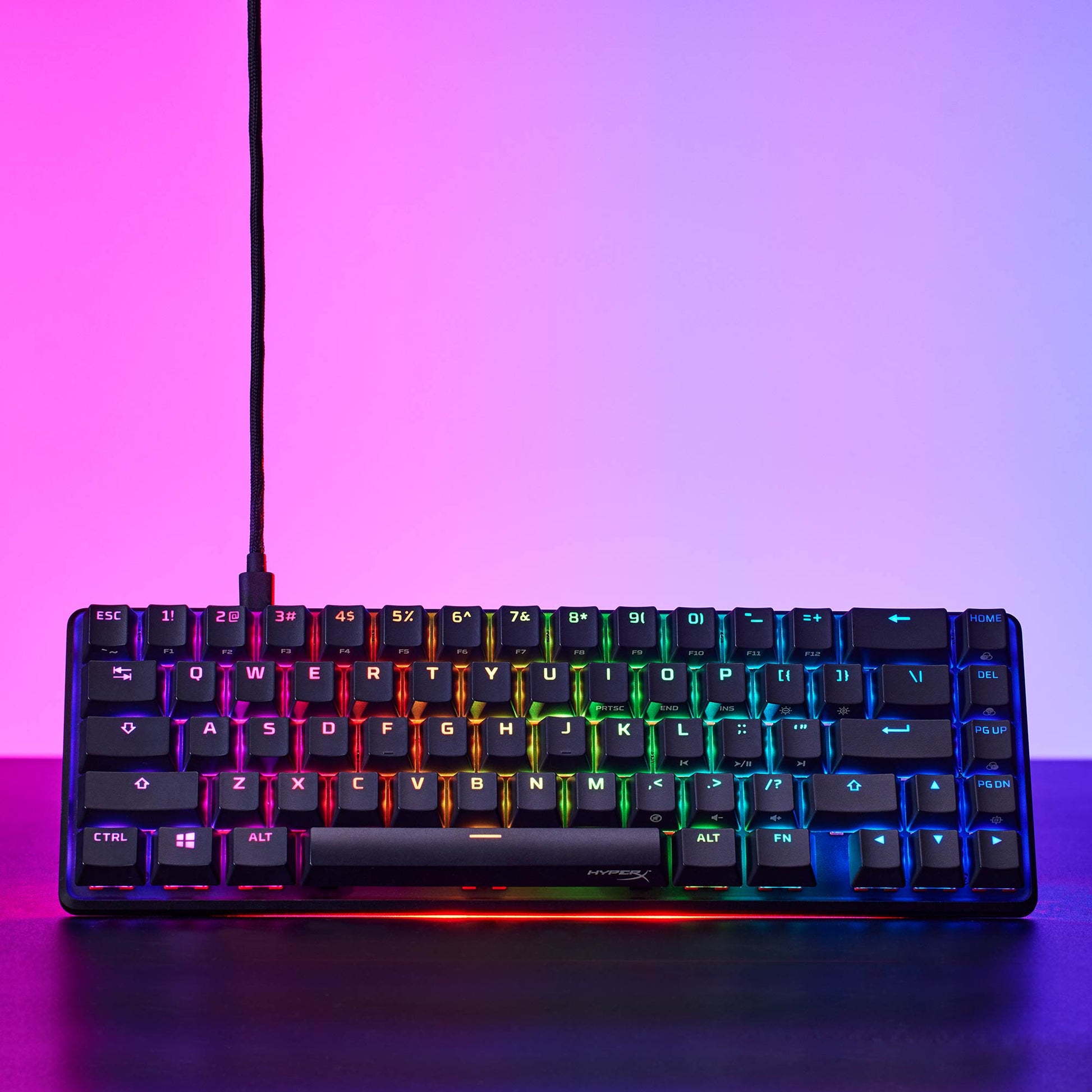 HyperX Alloy Origins 65 – Mechanische Gaming-Tastatur 65% – HyperX Red – USB-C – RGB – QWERTY (US-INT)