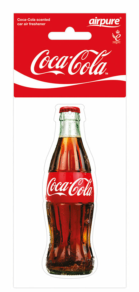AirPure Coca-Cola Original – Auto-Lufterfrischer, Papierkarte (Flasche)