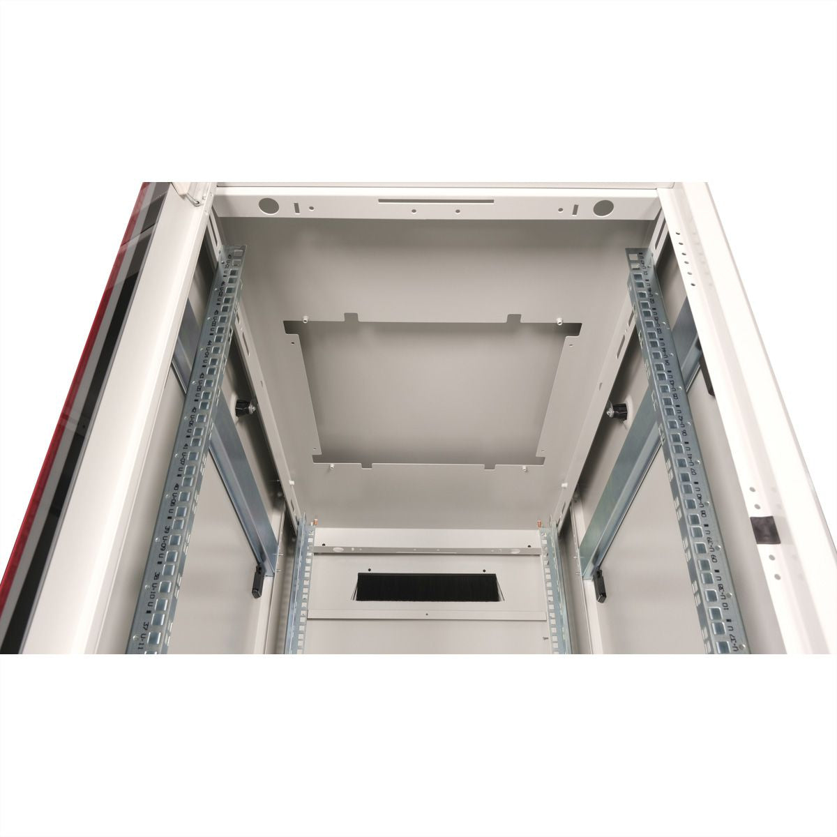 ROLINE Pro 47 HE – 19" Netzwerkschrank 47U, IP20, abschliessbar, 600 × 1000 × 2276 mm, lichtgrau, Stahl
