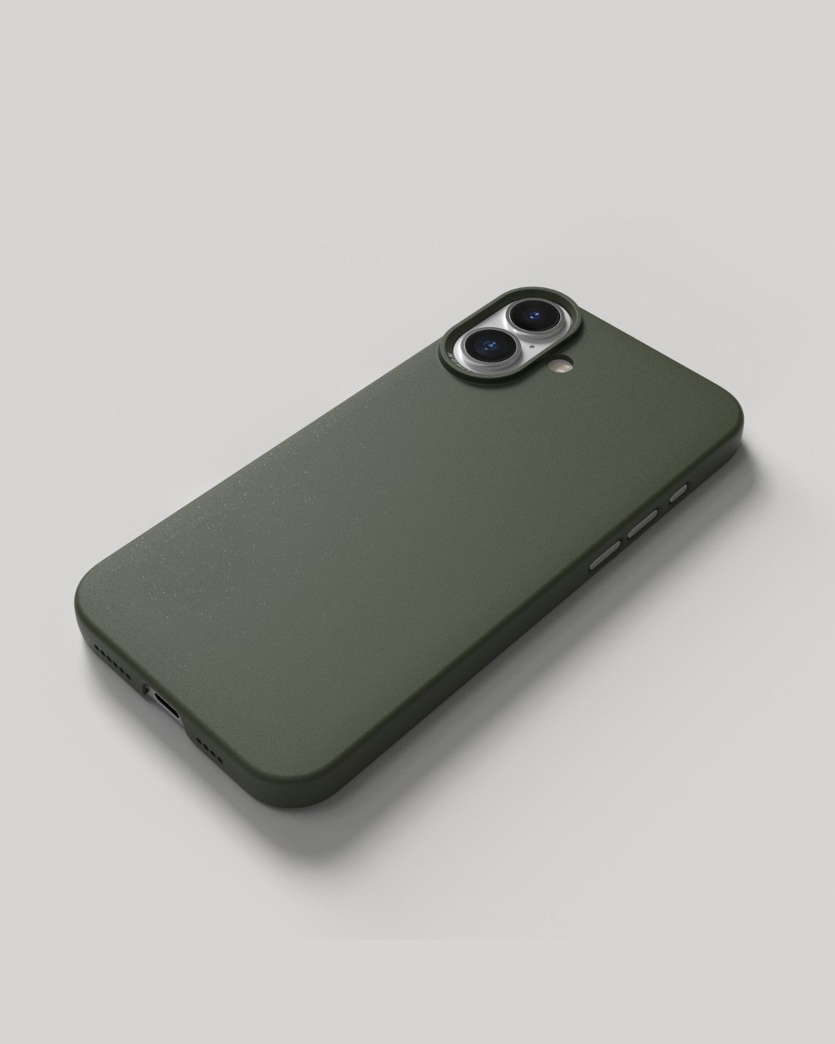 NUDIENT Thin – Backcover – für Apple iPhone 16 Plus – MagSafe, Kunststoff, Grün