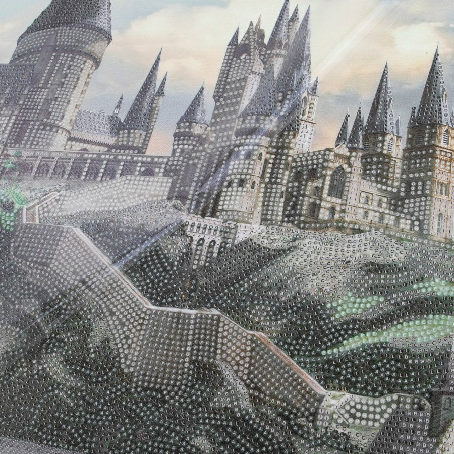 CRAFT Buddy Crystal Art Kit – Diamond-Painting-Set – Hogwarts Schloss – 40 × 50 cm – ab 8 Jahren