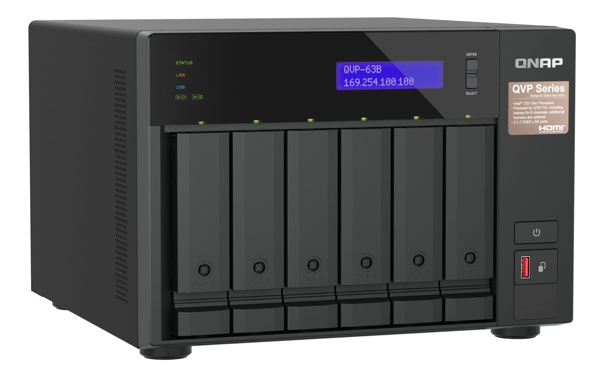 QNAP QVP-63B Allgemeines Speichergerät
