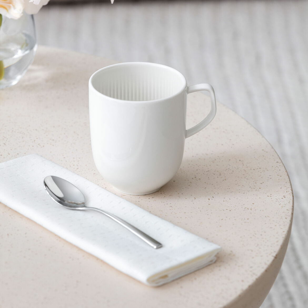 Villeroy & Boch Afina Becher – mikrowellenfest, weiss