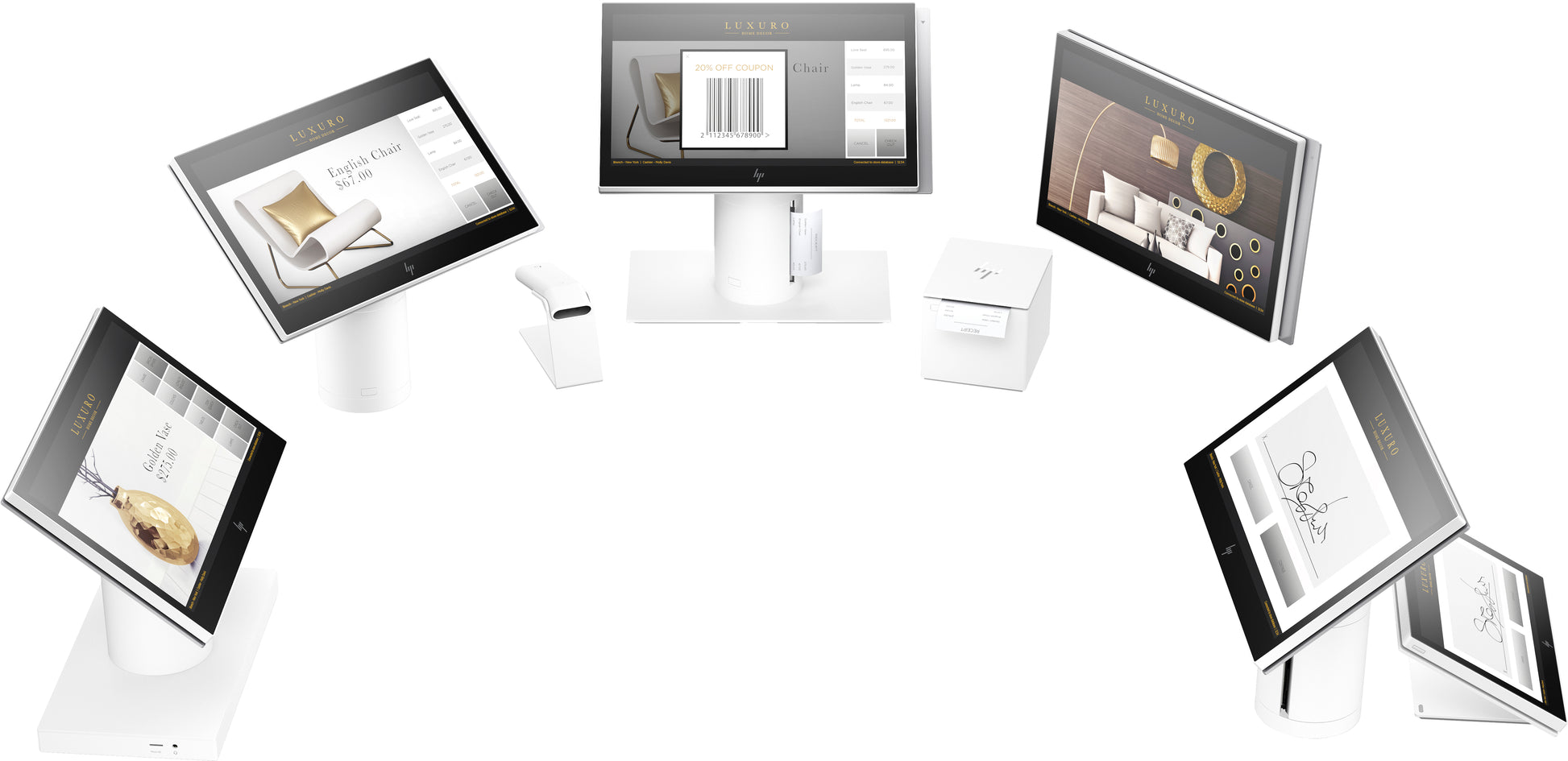 HP Engage One 145 14,0" POS All-in-One – Full HD Touch, Intel Core i5 i5-7300U, 8 GB RAM, Windows 10 IoT