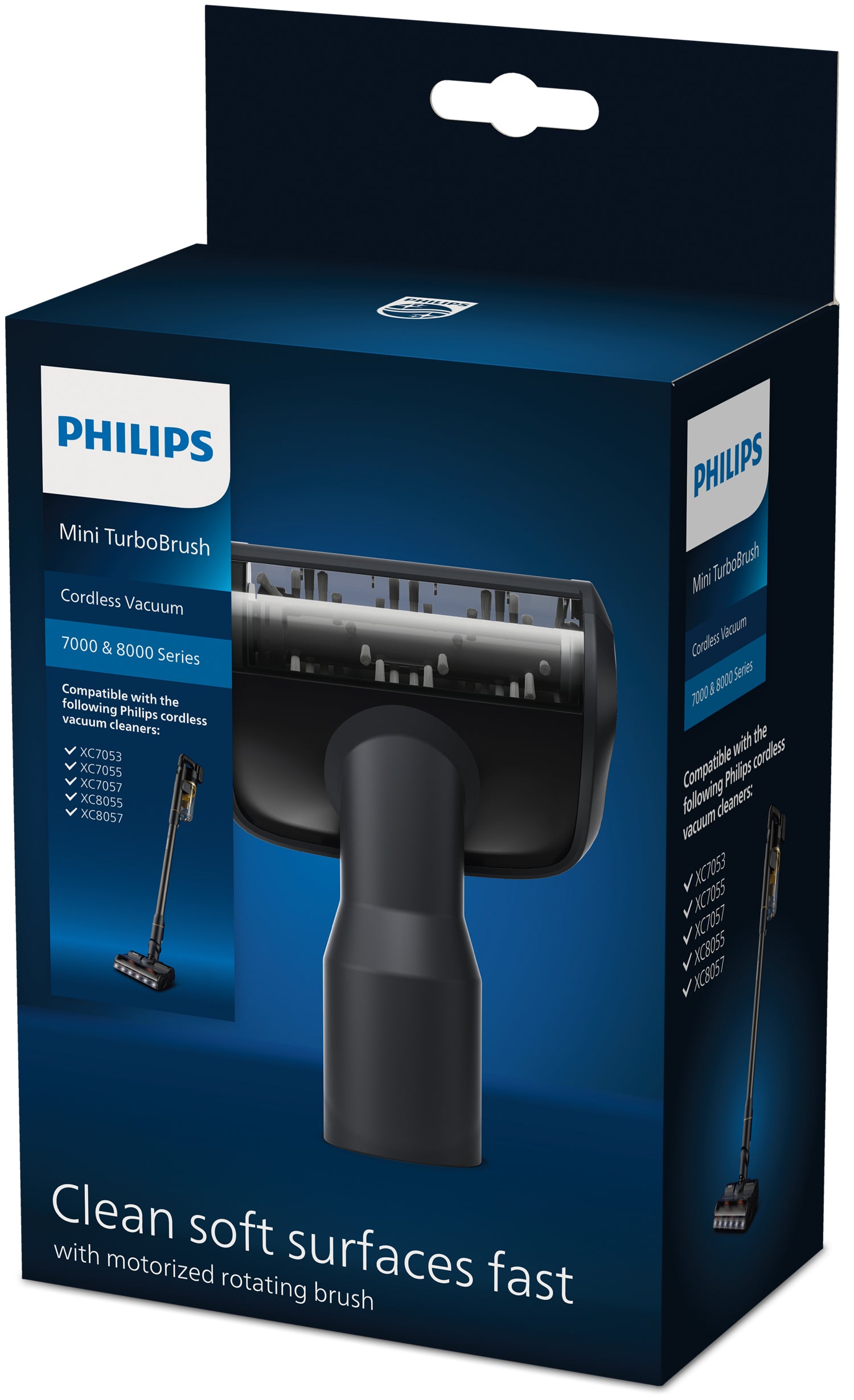 Philips Mini-Turbobürste XV1684/01 – für XC6552/XC6553/XC6557 usw., 1 Stück
