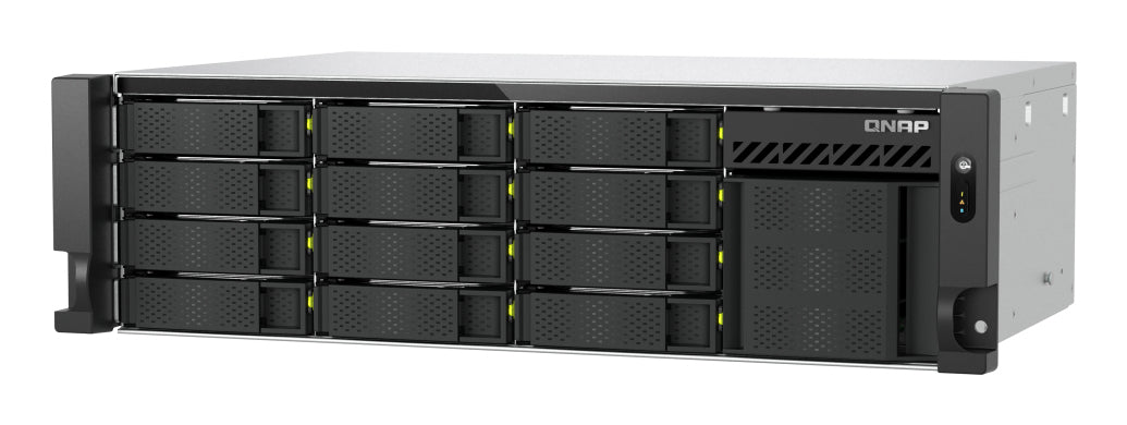 QNAP TS-h1655XeU-RP-8G-12H05 NAS – 12×24 TB, Intel Atom C5125