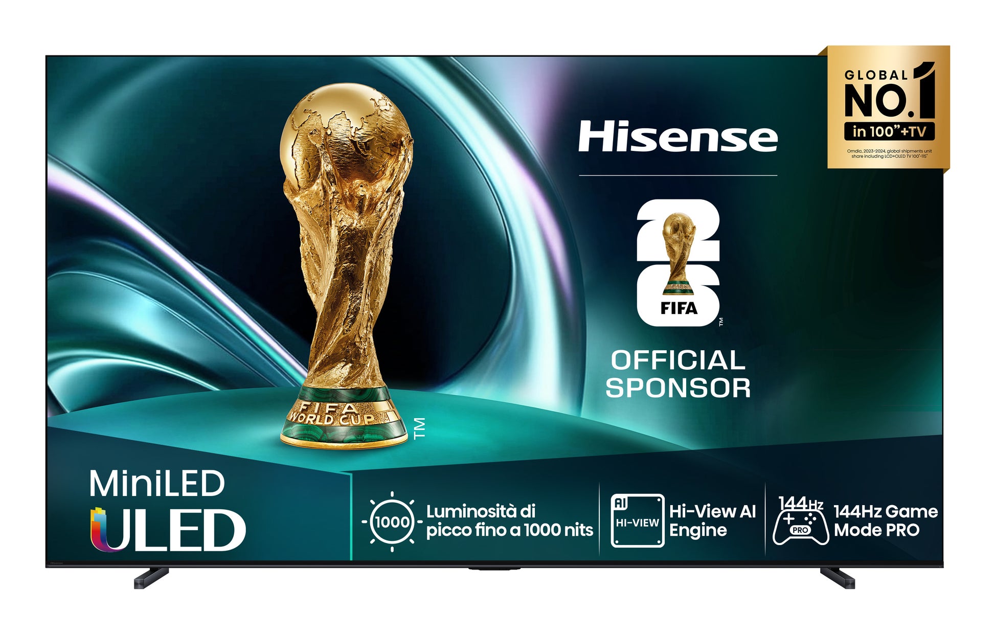 Hisense 85U7Q – 85" Fernseher – 4K UHD – Mini-LED – VIDAA 8 – 144 Hz – Dolby Vision