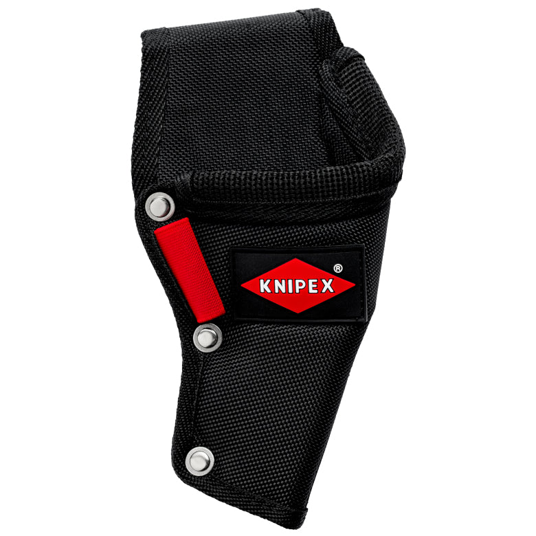 Knipex Gürteltasche Schraubendreher-Halter – Schwarz, Polyester, B 40 × H 215 × T 110 mm, für Zange, Scheren