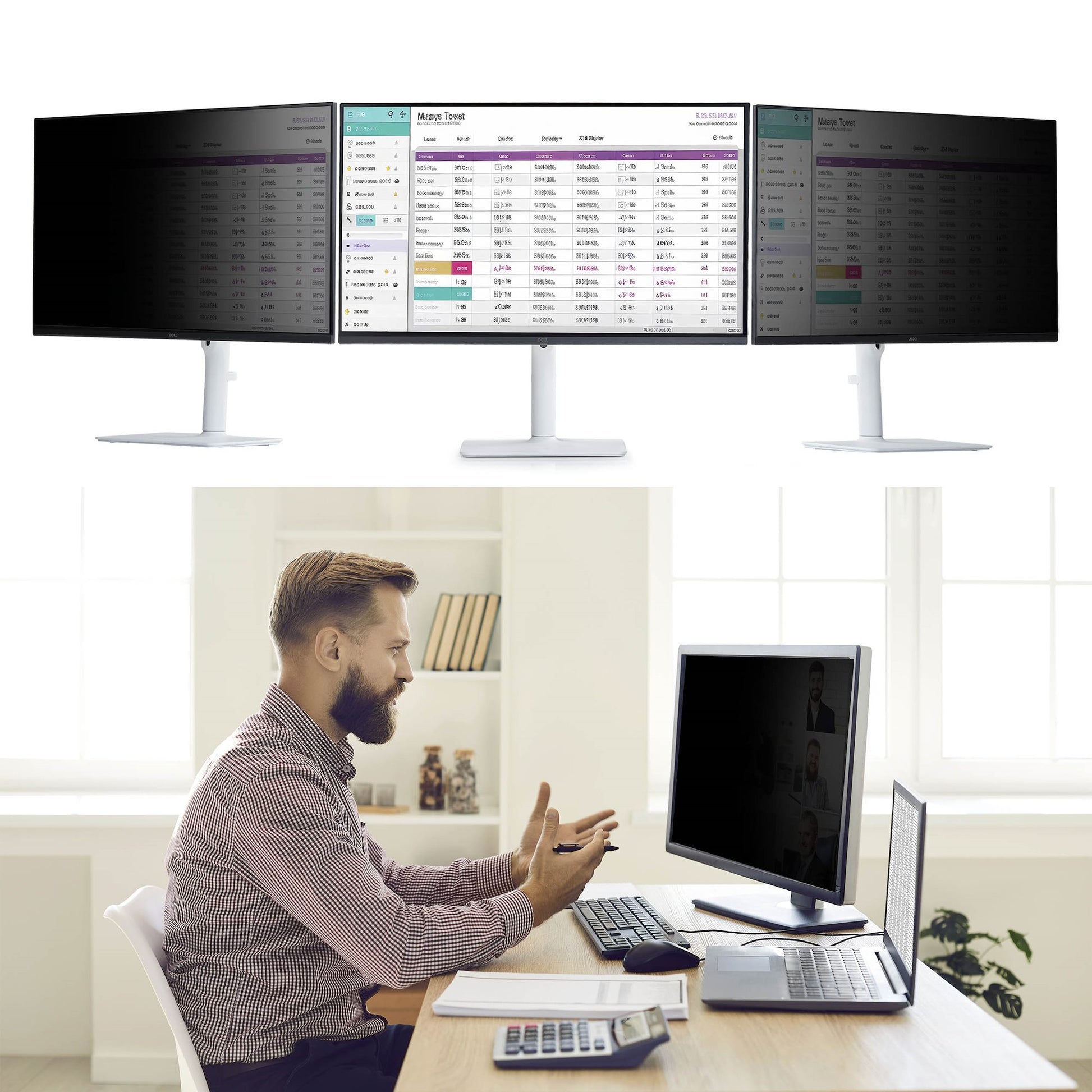 StarTech.com Magnetischer Blickschutzfilter für 21,5" Monitor, 16:9 – 486 × 272 mm