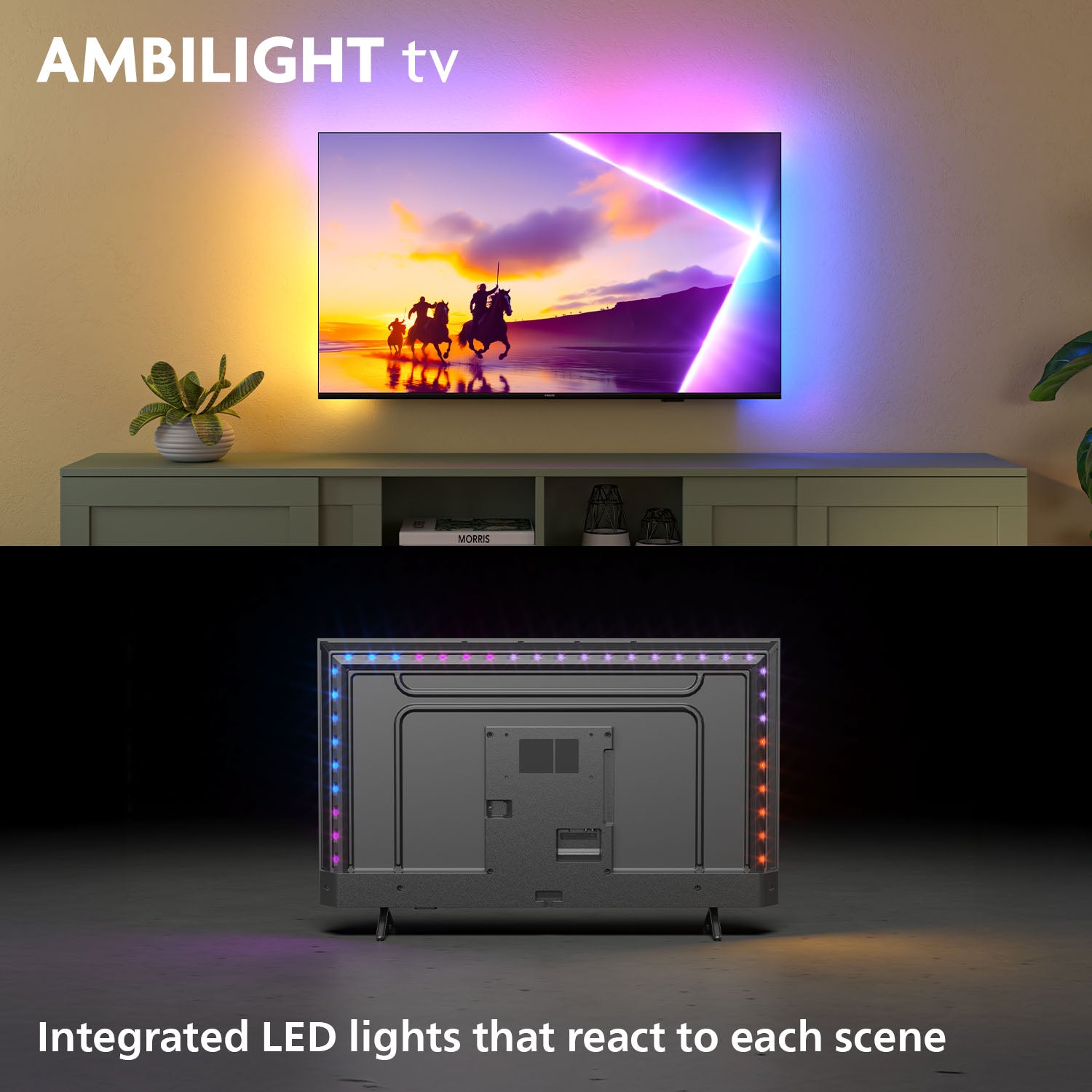 Philips 75PUS8500/12 – 75" QLED UHD 4K, Titan OS, Ambilight (2025)