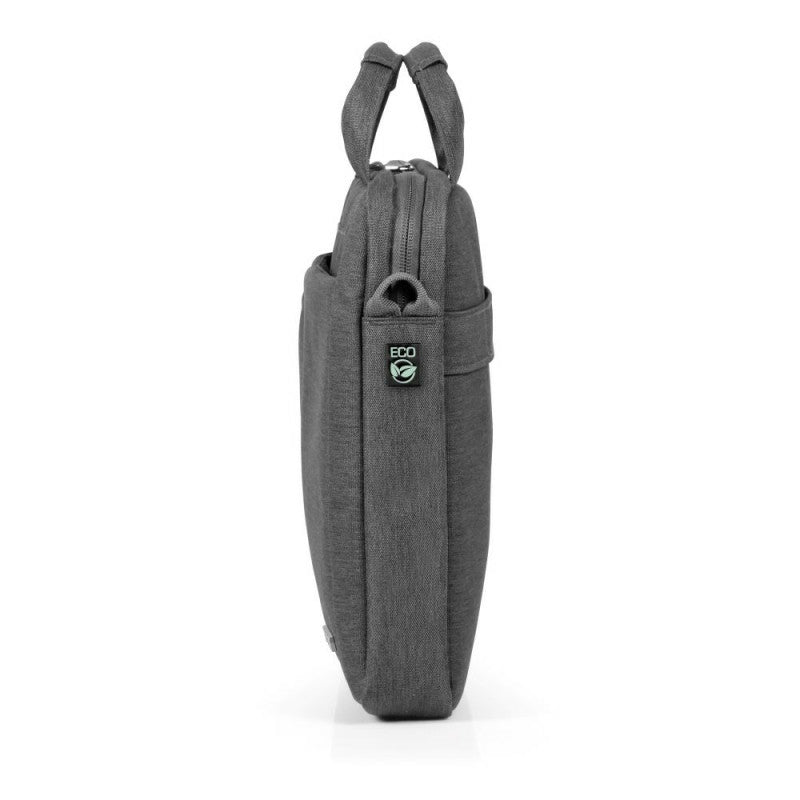Port Designs Notebook-Tasche für Laptops bis 14" – Gepolstertes Laptopfach, aus recyceltem PET – Grau