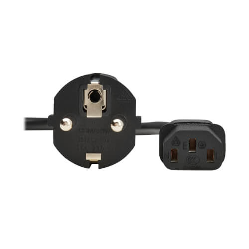 Eaton Netzkabel, IEC C13 auf Schuko, 250 V, 1 m, Schwarz