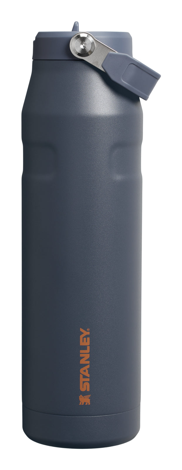 Stanley 1913 IceFlow Bottle Flip Straw 2.0 Isolierflasche 1,06 l – doppelwandig, Edelstahl, Klappdeckel