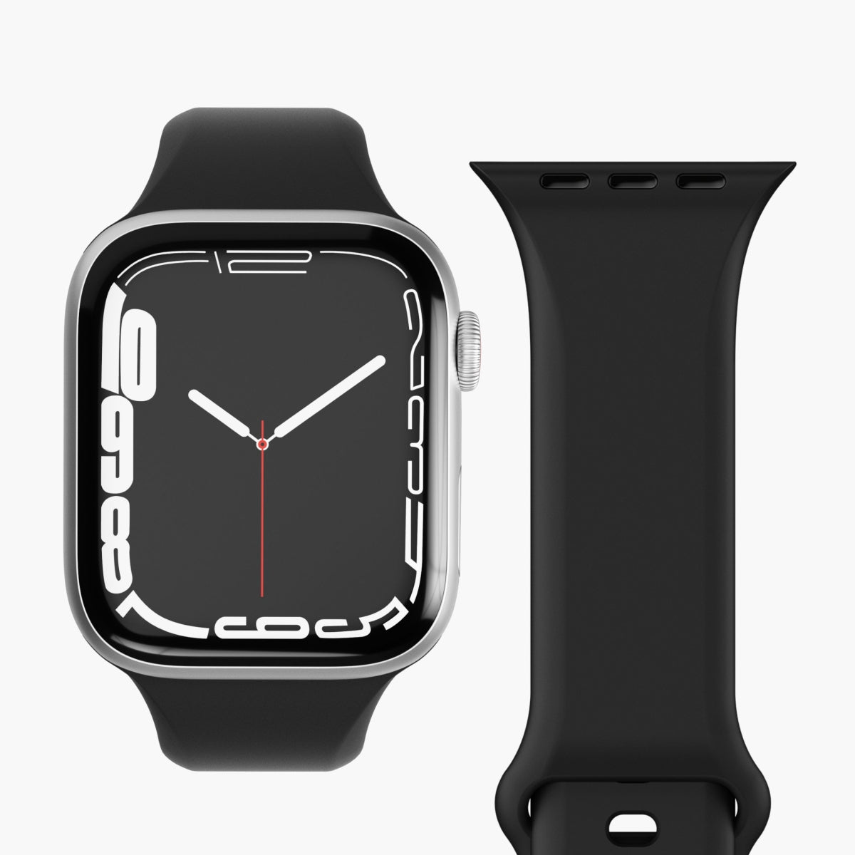 Vonmählen Classic Band 2 – Schwarz, für Apple Watch 40/41/42 mm