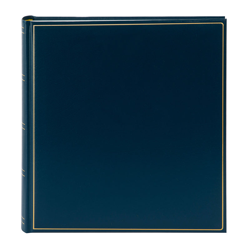 Goldbuch Milano – Fotobuch, gebunden, 100 Seiten, weiss, 30 × 31 cm, Kunstleder, blau, mit Pergamin