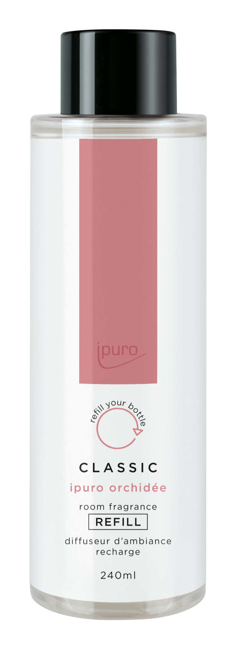 ipuro Nachfüllung für Duftstäbchen, Orchidee, 240 ml