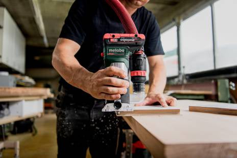 Metabo FMV 18 LTX BL 8 Akku-Kantenfräse – CAS Cordless Alliance System, bürstenlos
