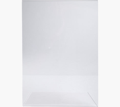 Exacompta Tischaufsteller – für A4 – 1 Fach – Hochformat – transparent – Acryl – 210×305×83 mm