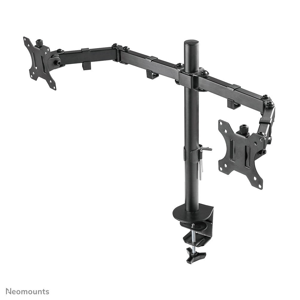 Neomounts FPMA-D550DBLACK – Monitorarm Tischhalterung – 2 Monitore – 10–32" – VESA 75×75/100×100 mm
