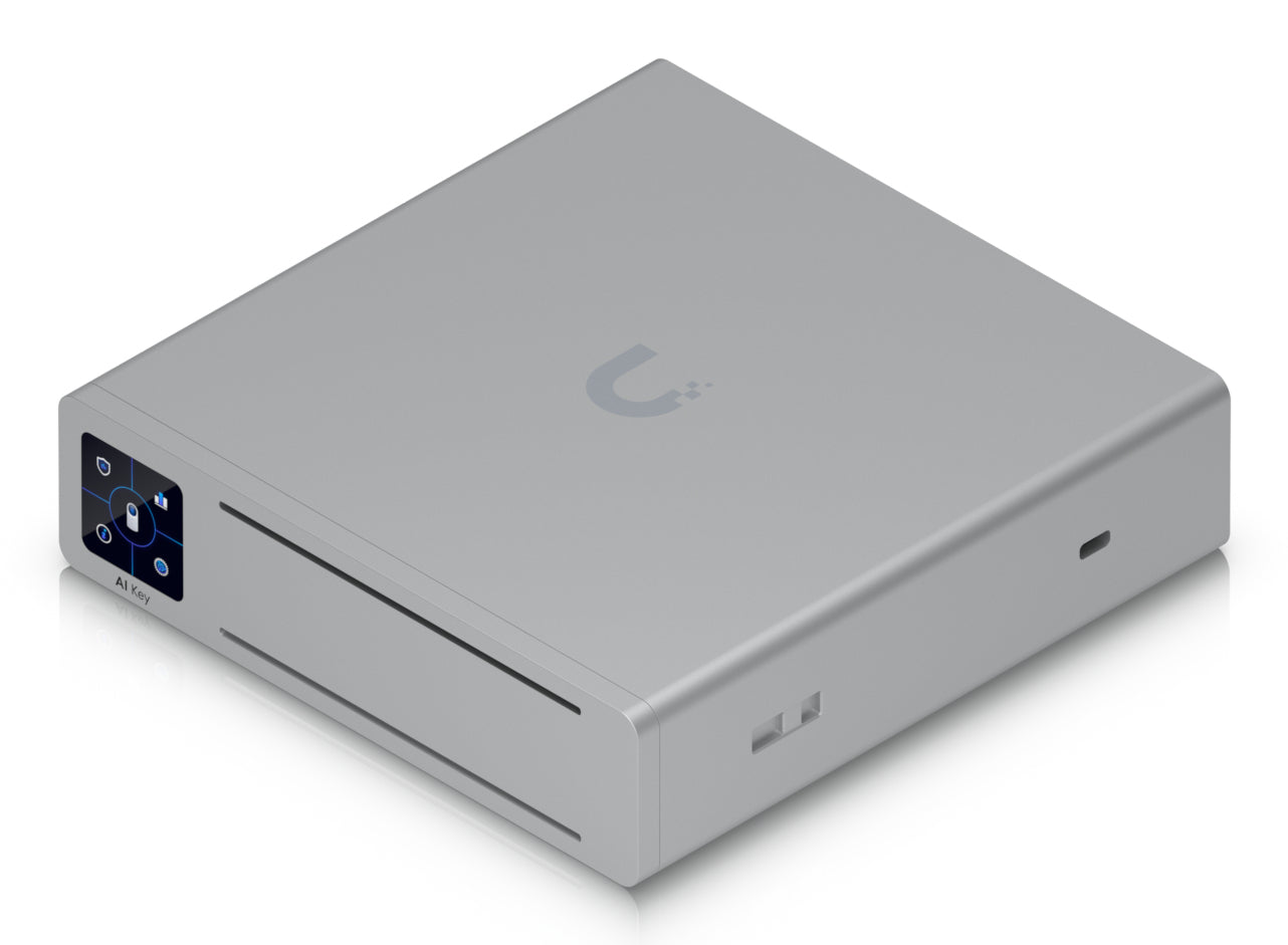 Ubiquiti UniFi AI Key – PoE, 1 Gbit/s Ethernet, 45 W, 16 GB RAM, 128 GB SSD