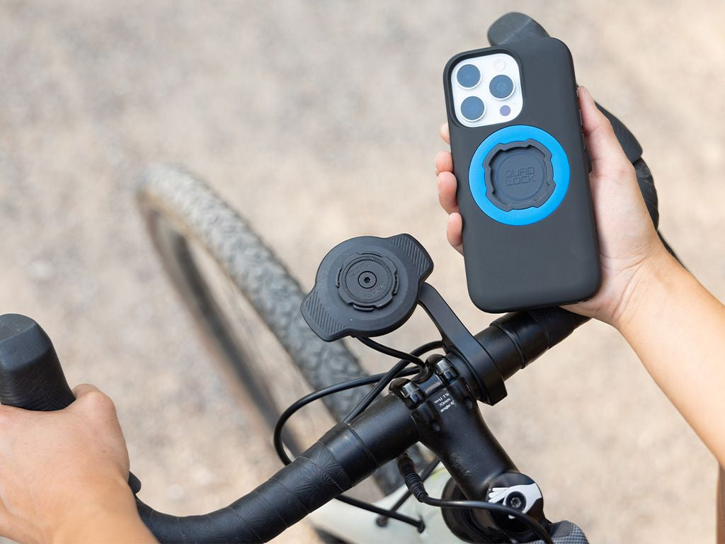 Quad Lock Out Front Mount Pro V2 – Fahrradhalterung – Klemmhalterung, 360° drehbar, für Smartphones