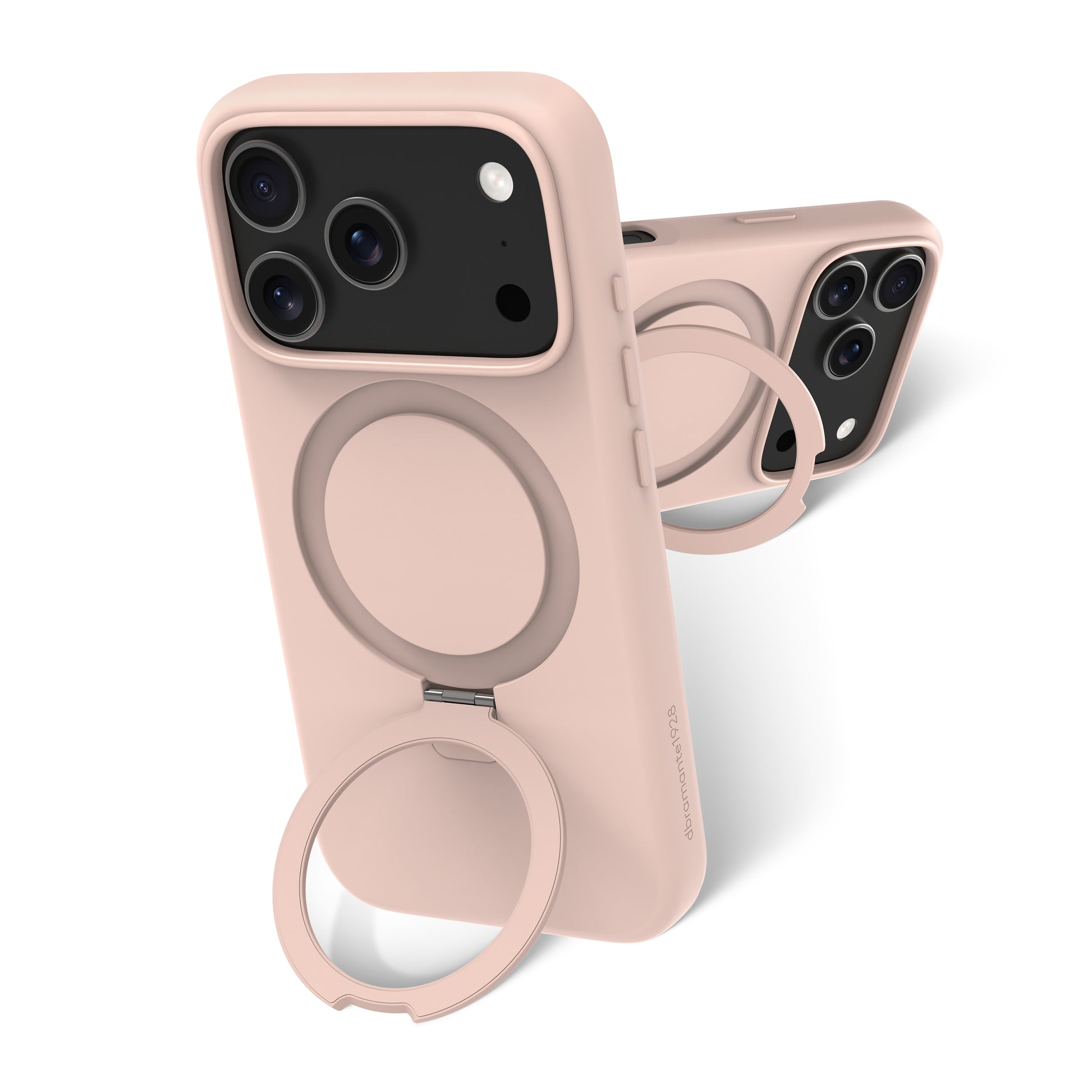 dbramante1928 Roskilde MS Kick ICON Backcover – für Apple iPhone 17 Pro, Hellrosa, bis 1,2 m sturzsicher