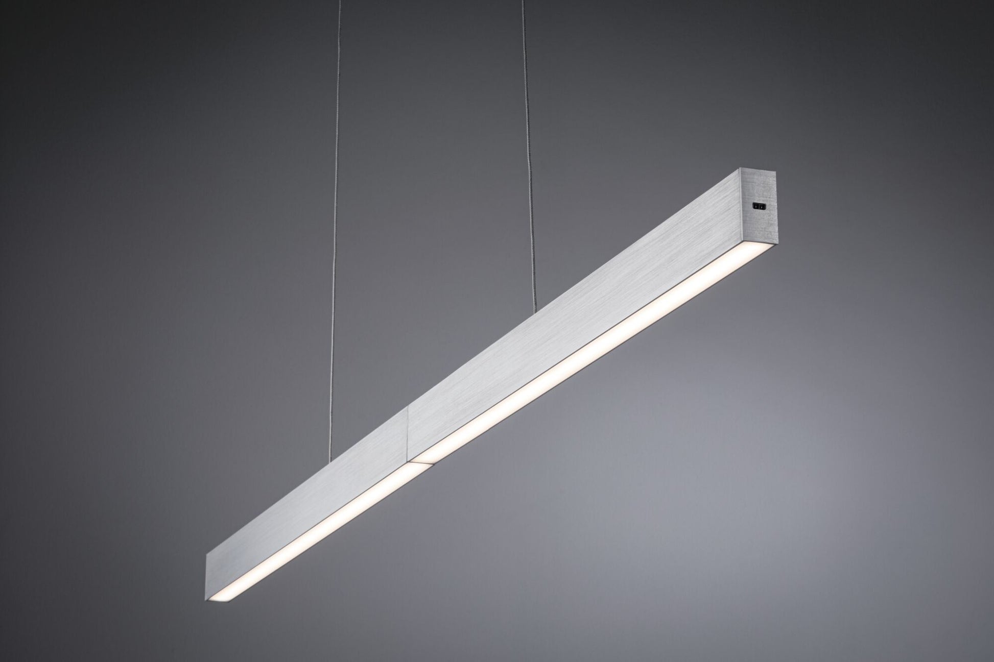 Paulmann Pendelleuchte Aptare – 180 × 5 × 150 cm, 4100 lm, 16,5 W, 2700 K, dimmbar, weiss, festverbaut