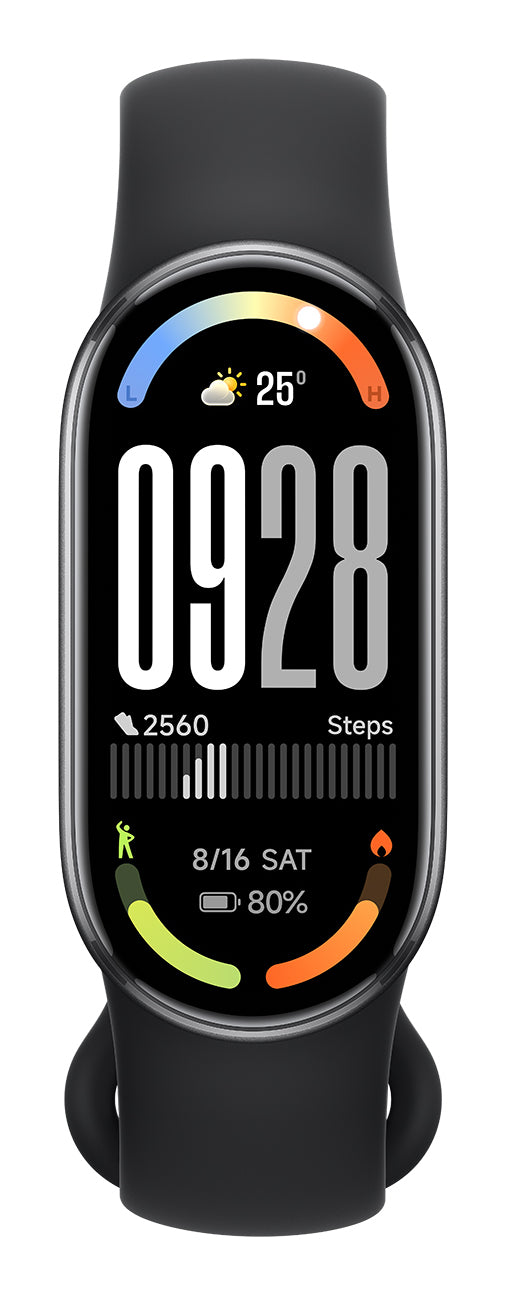 Xiaomi Smart Band 10 – Smartwatch – 1,72", Bluetooth 5,4, AMOLED, 5 ATM, Schwarz, One Size, Sportarmband