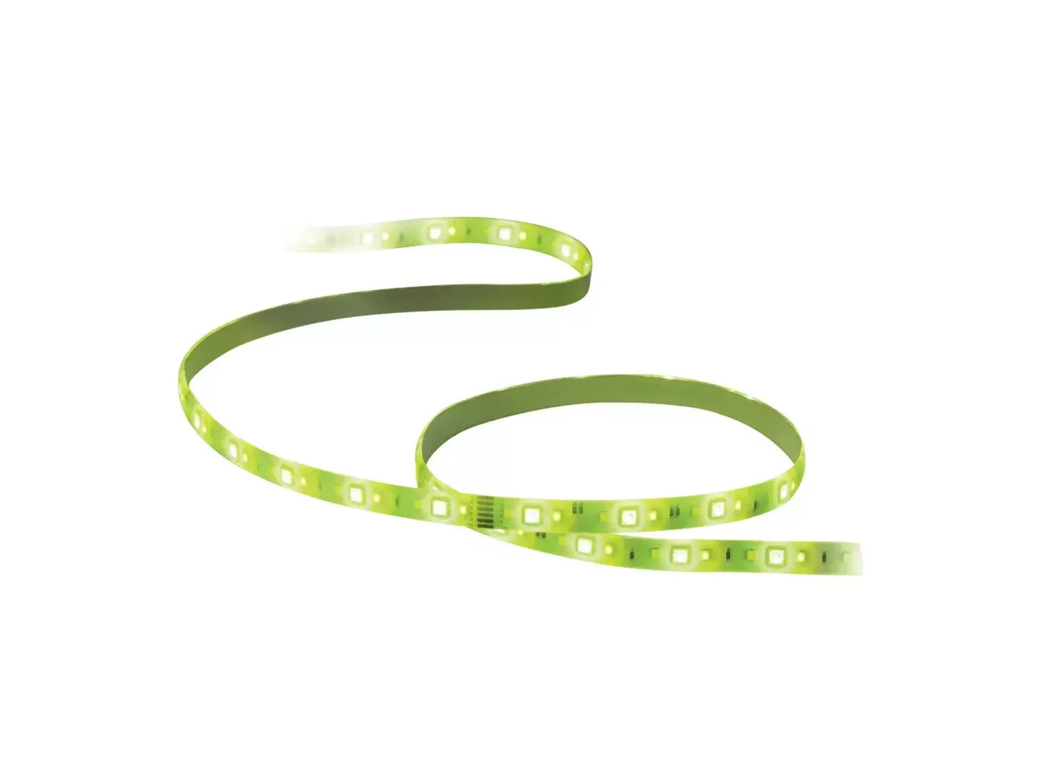 WiZ LED-Strip – Starter-Set, 2 m, 1600 lm, 20 W, 2700–6500 K, dimmbar, WiFi, Matter, weiss, inkl. Netzteil