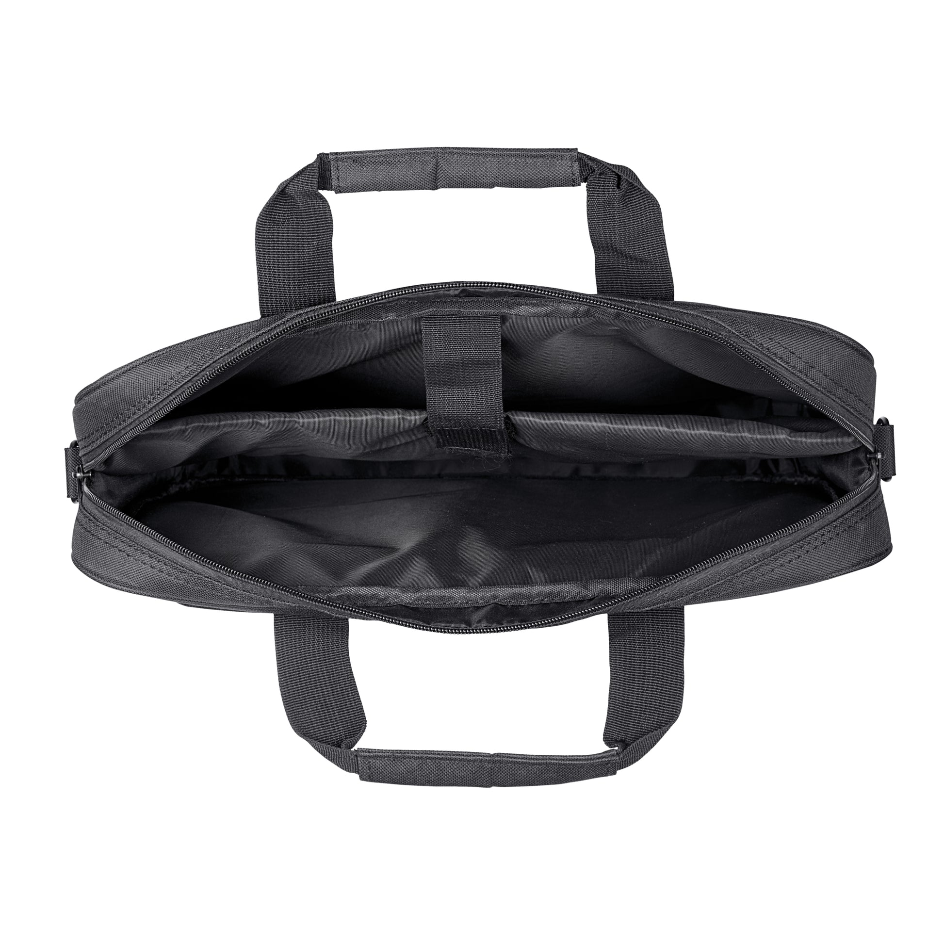 Trust Notebook-Tasche bis 16" – 2 Fächer, Schultergurt – Schwarz