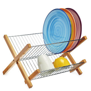Westmark Abtropfgestell 35 × 39 × 2,8 cm, Bambus, Braun