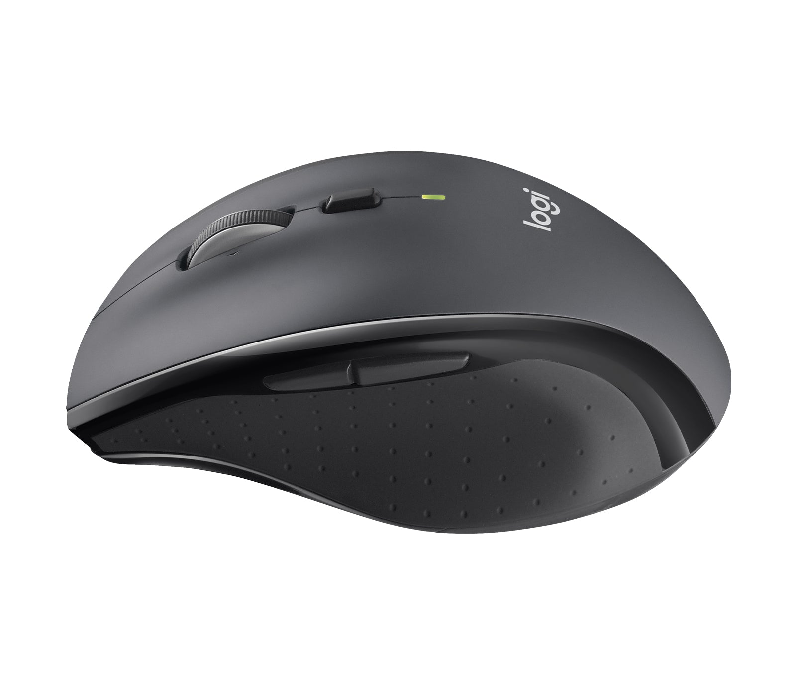 Logitech M705 Maus – kabellos, Bluetooth + 2,4 GHz, Batterieladeanzeige, Anthrazit
