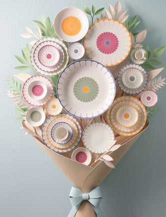Villeroy & Boch Fleur Soleil Speiseteller – Porzellan, Gelb, Rund, 6 Stück