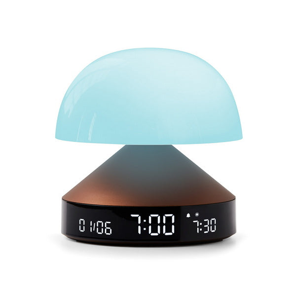 LEXON Lichtwecker Mina Sunrise – digital, bronze, Sonnenaufgangssimulation, Schlummerfunktion