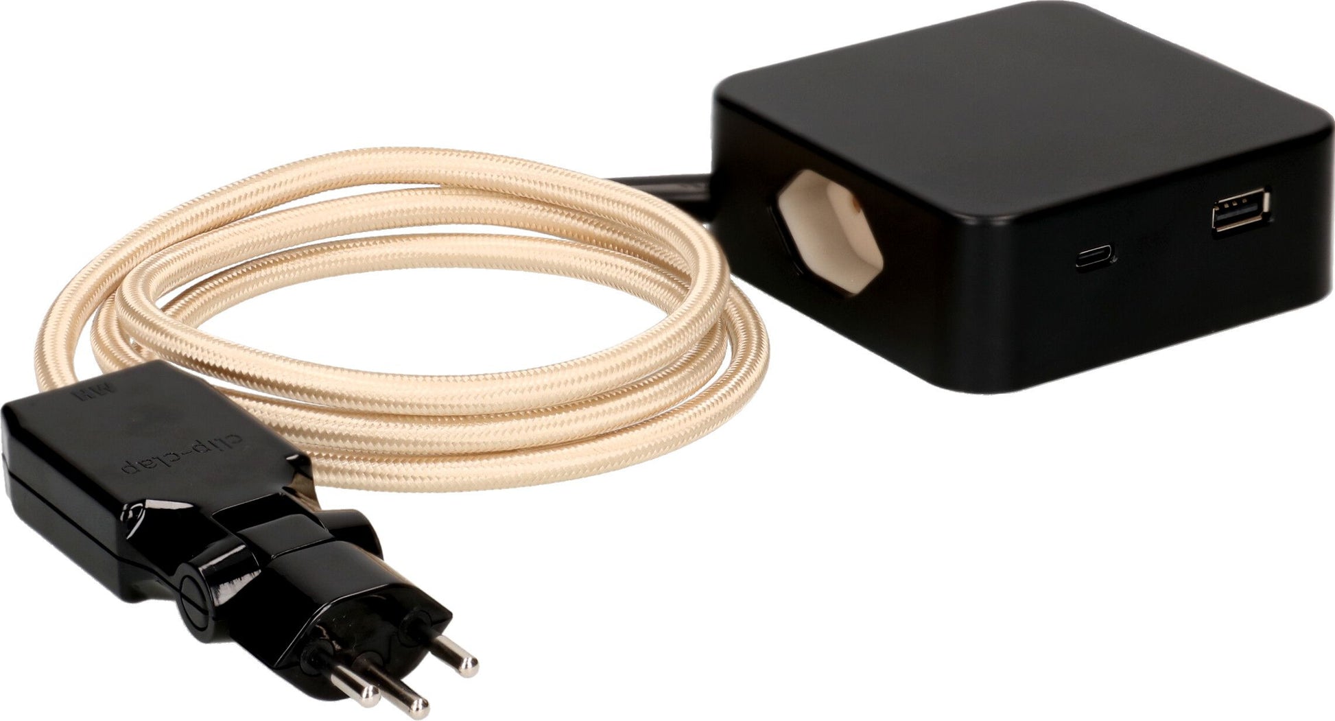 Max Hauri AG Max Hauri Cube Steckdosenleiste T13×3 – USB‑C×1, USB‑A×1 – 2 m Kabel