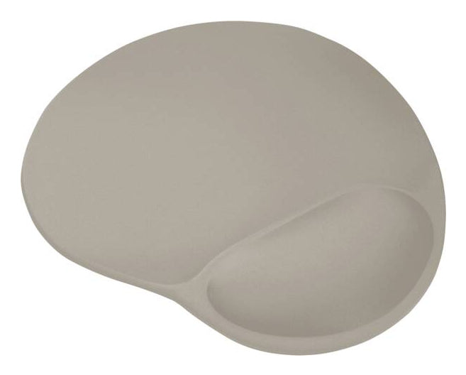 Trust Mauspad mit Handgelenkauflage – S – Gel – Beige – 205 × 236 mm – rutschfest