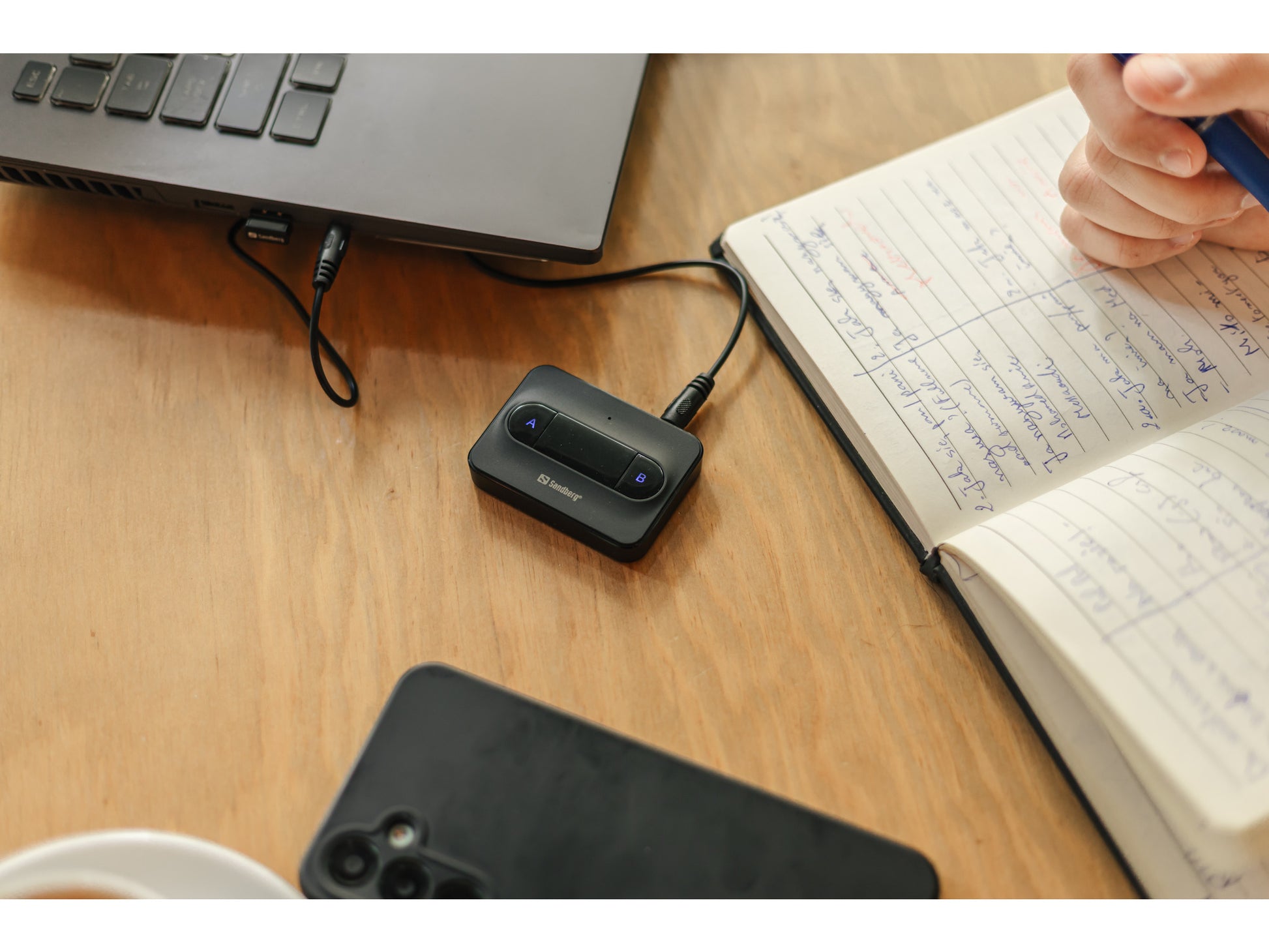 Sandberg Bluetooth Link – Bluetooth-Transmitter für 2 Kopfhörer
